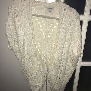 American Eagle Crochet Sweater